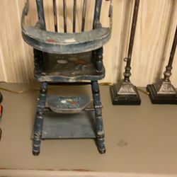 Old Dolls High Chair