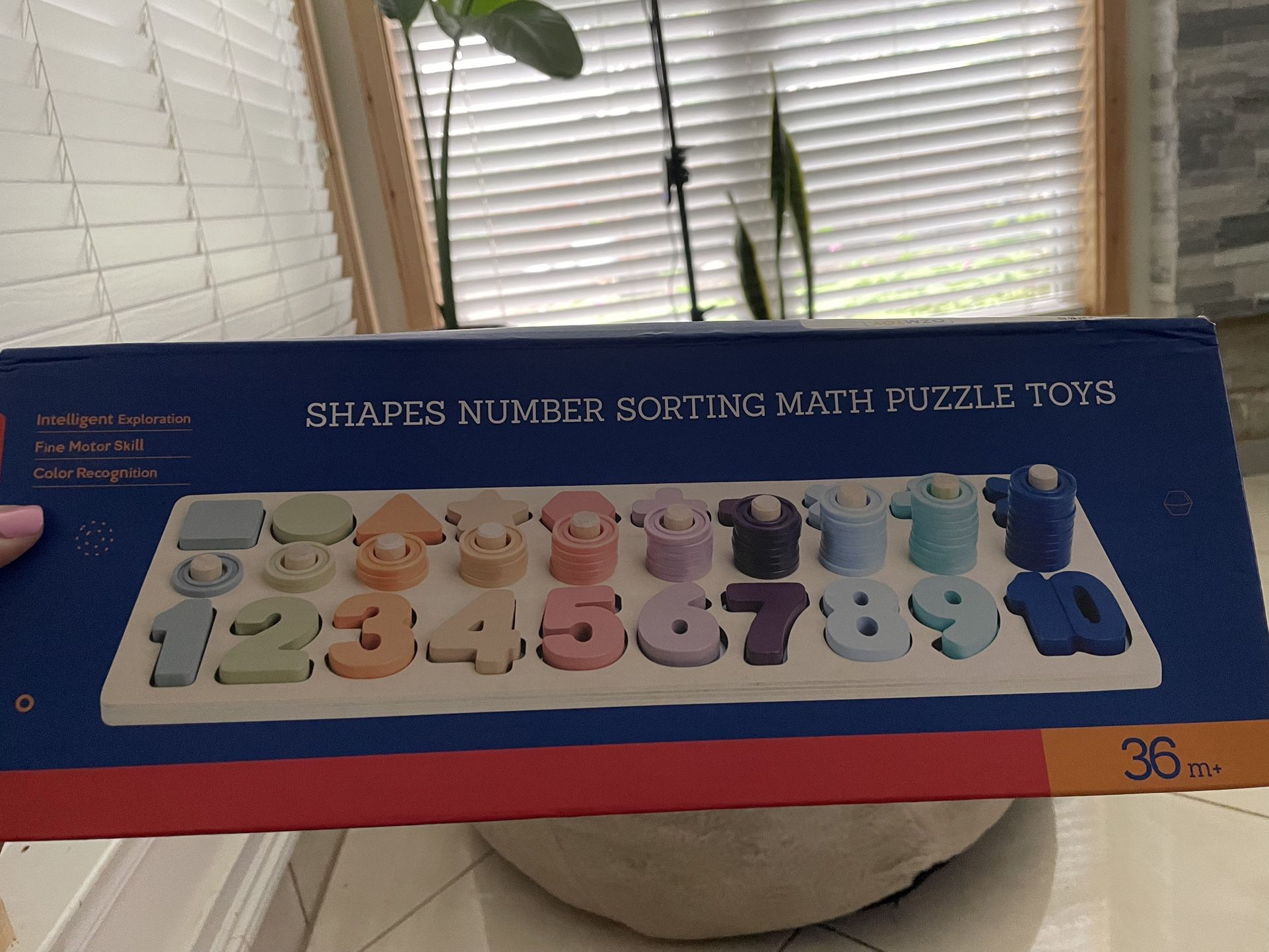 Shapes Number Puzzle Toy 