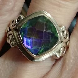 Genuine Quartz 🆕😍 Designer Valentine's Day Ring 💍 SIZE 6.75! 💞