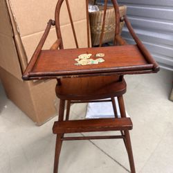 High Chair-wooden