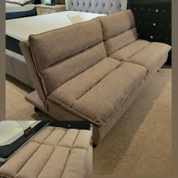 Brown Futon Sleeper Bed
