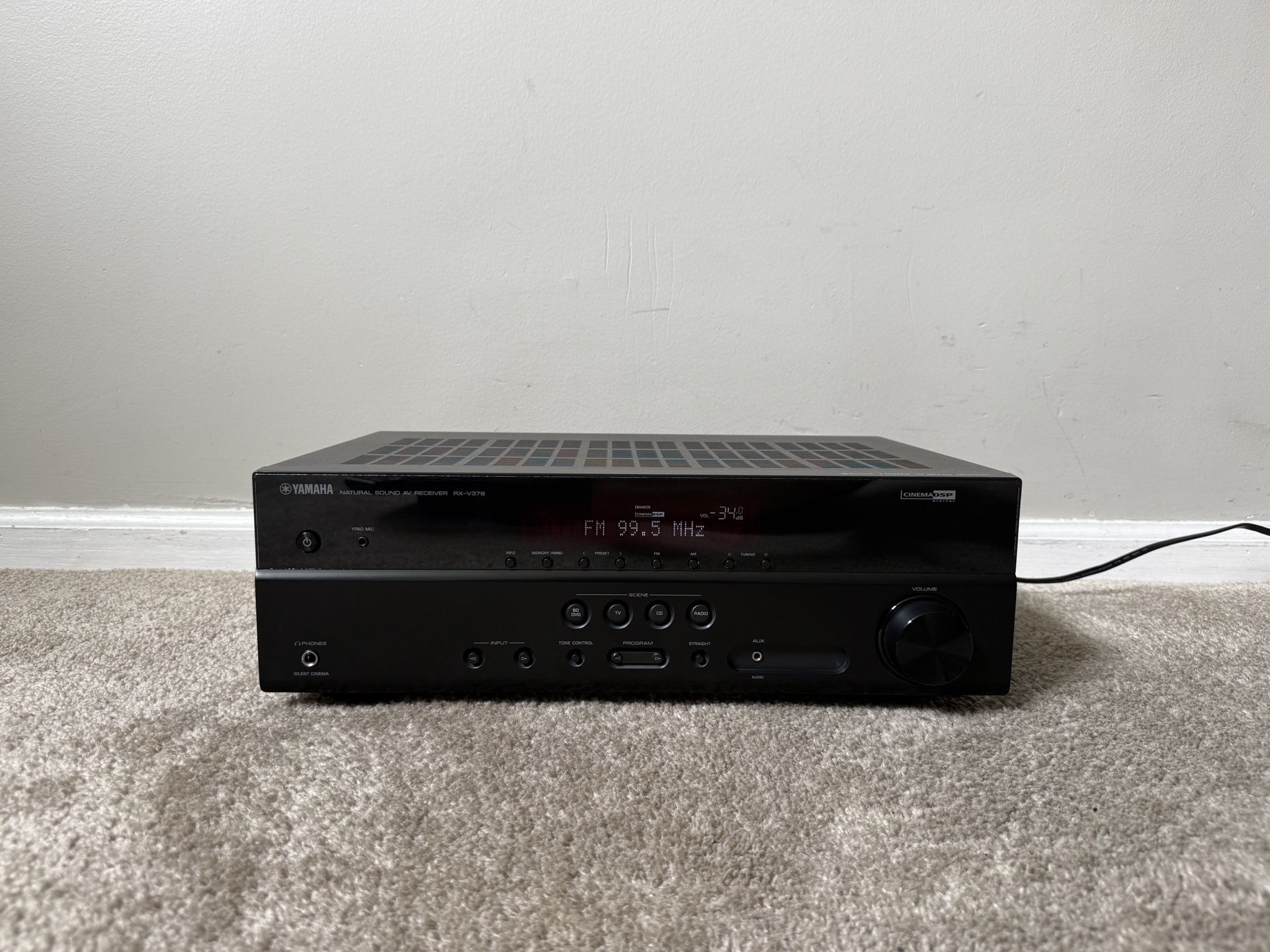 Yamaha RX-V379 5.1 HDMI 4K Ultra HD Bluetooth Home Surround Receiver
