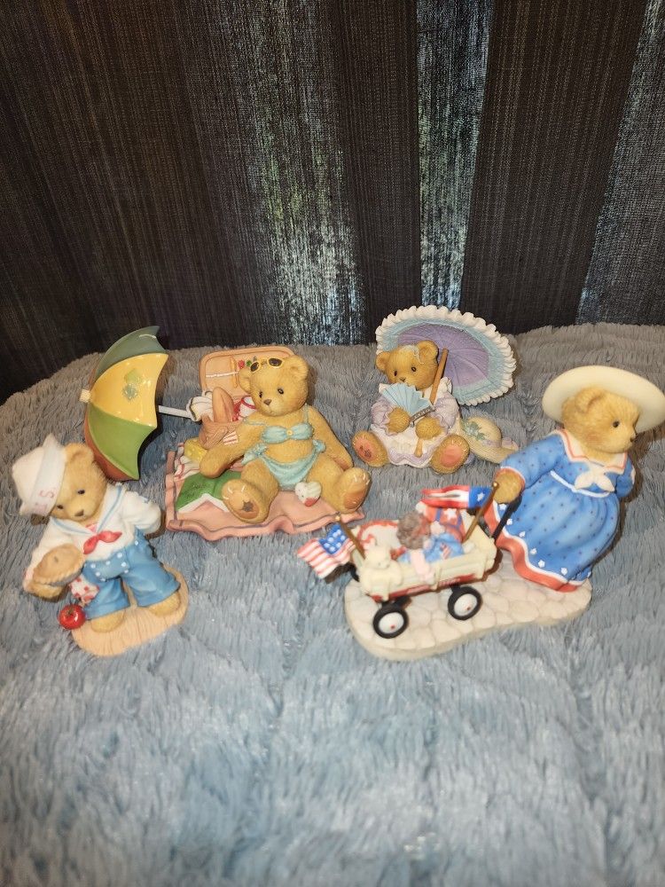 Collectible Cherished Teddies 4 Pc Set