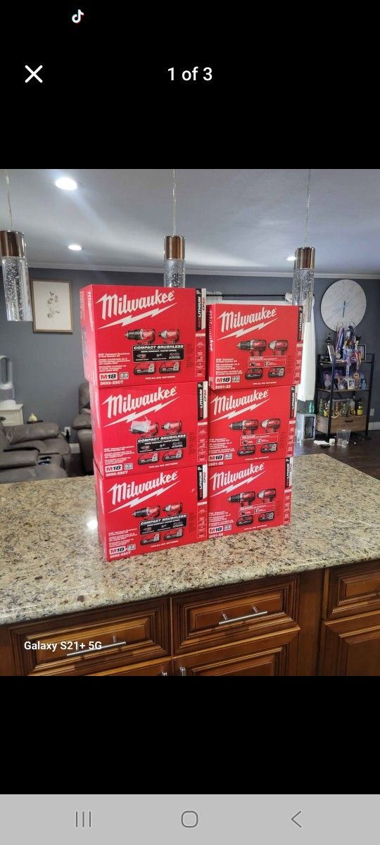 Milwaukee 18v Drill Sets 