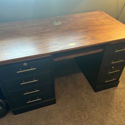 Office Desk and Drafting Chair 