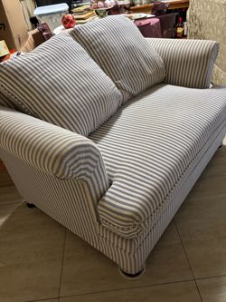 Sofa bed and chair