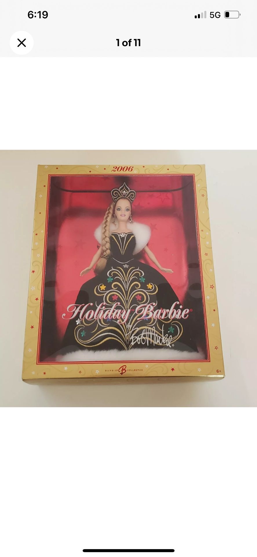 Holiday Barbie Doll 2006 Designer 