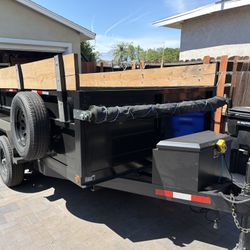 8x2x12 Hydraulic Dump Trailer with Accessories