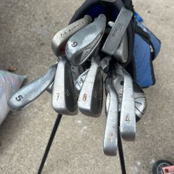 Golf Clubs And Bag 