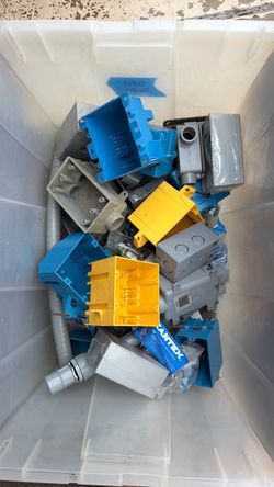 Bin of outer electrical boxes
