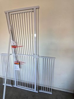 Super tall pet gate with door