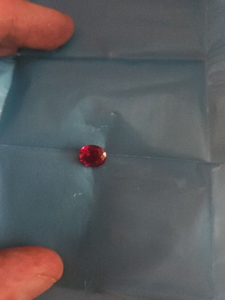 Raw Gem STONE, Ruby (Lab Grown)
