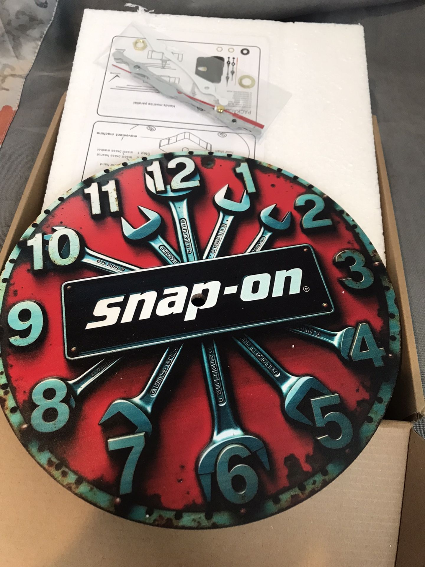 10 Inc Snap on Clock