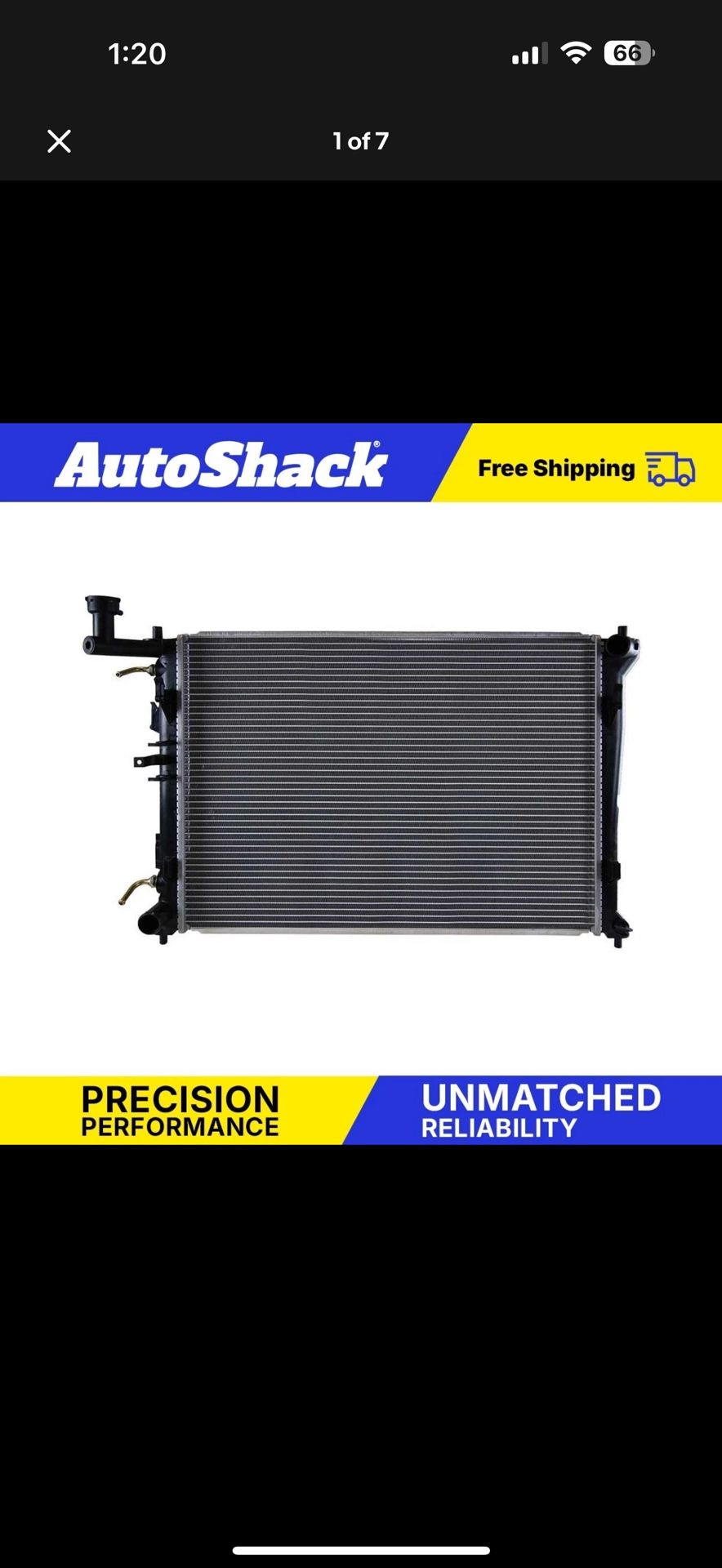 2007-2012 Hyundai Radiator