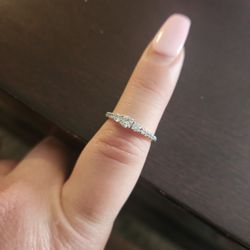 14 karat lab grown diamond ring