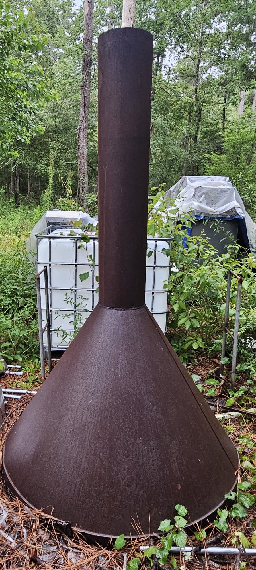Antique Metal Outdoor Chimney