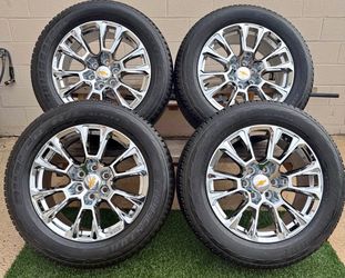 Chrome 20” Chevy wheels