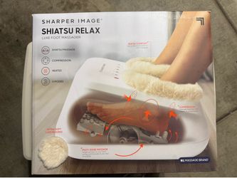 Sharper Image Shiatsu Relax Luxe Foot Massager