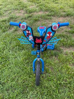 Huffy Bike 12 Inch Boy's Bike for Kids 3-5. Spider-Man and Friends