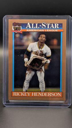 Topps Rickey Henderson All-Star Baseball Cards - Numbered Parallel Included 33/50