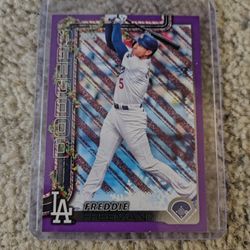 Freddie Freeman Topps 2025 Numbered Pull 