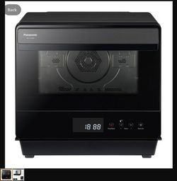 Panasonic HomeChef 7-in-1 Compact Oven with Convection Bake, Airfryer, Steam, Slow Cook, Ferment, 1200 watts, .7 cu ft with Easy Clean Interior - NU-S