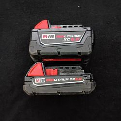 Milwaukee Batteries 5.0, 2.0