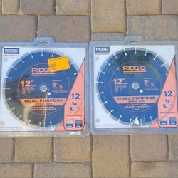 RIDGID 12 in. Dual-Purpose Diamond Blade