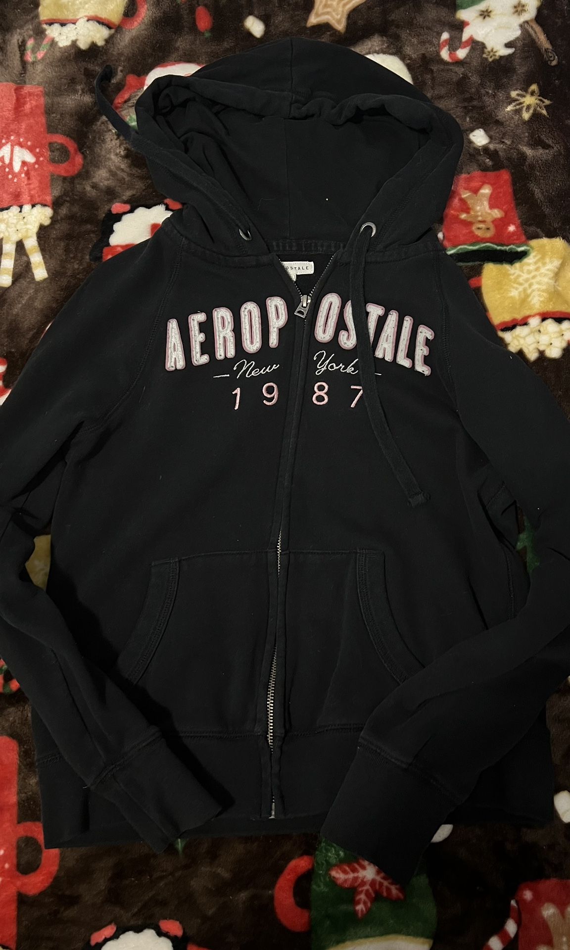 Aeropostal Zip Up Sweater