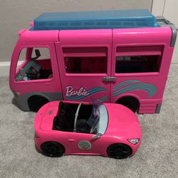 Barbie Dream Camper RV + convertible car