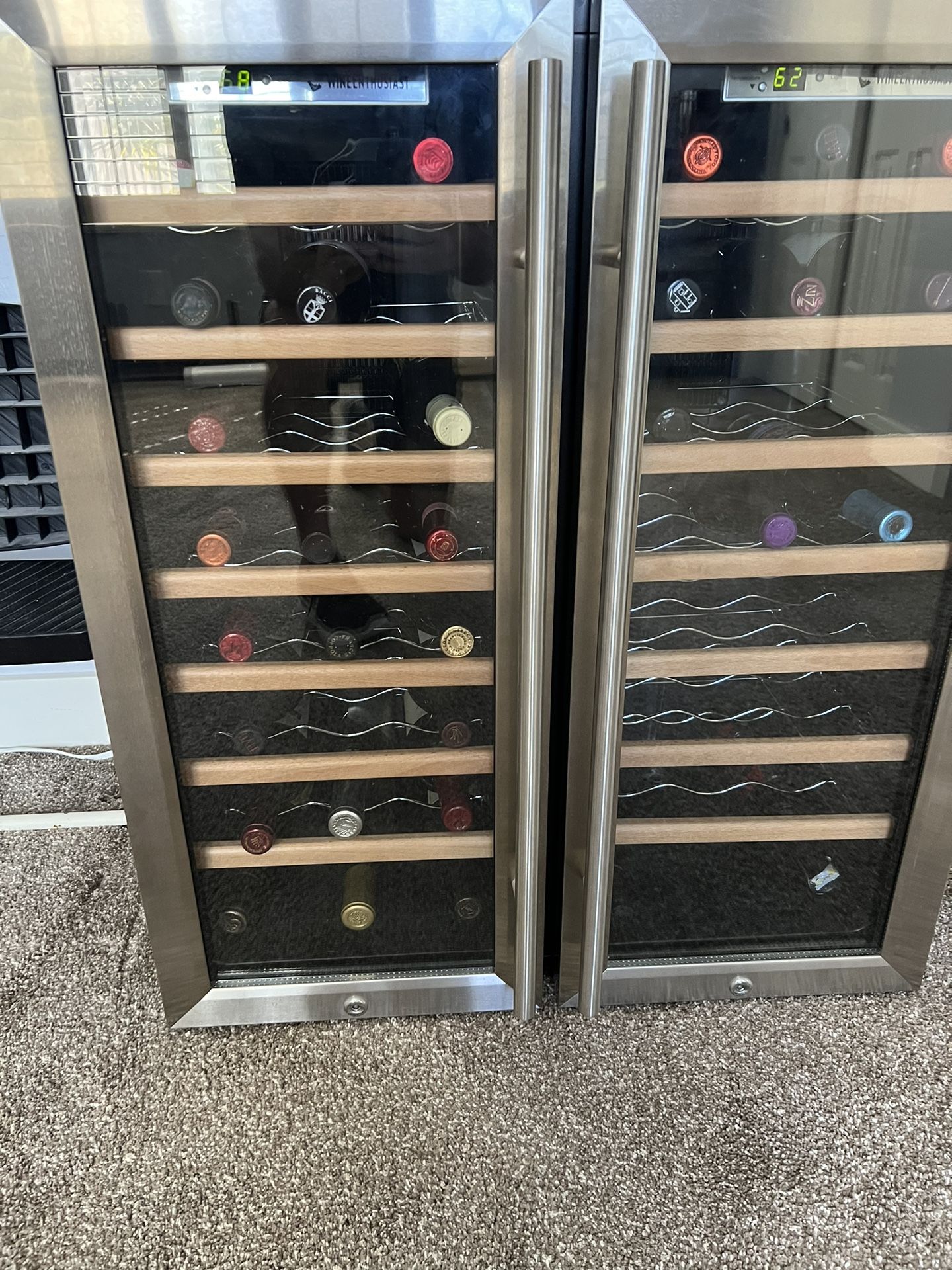 Wine Cooler 48 Bottle Dual Zone Wine Enthusiast