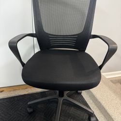 Brand New Black Mesh Back Height Adjustable Reclining Ergonomic Office Chair 