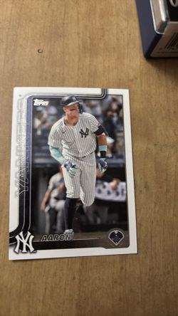 Aaron judge bball card topps