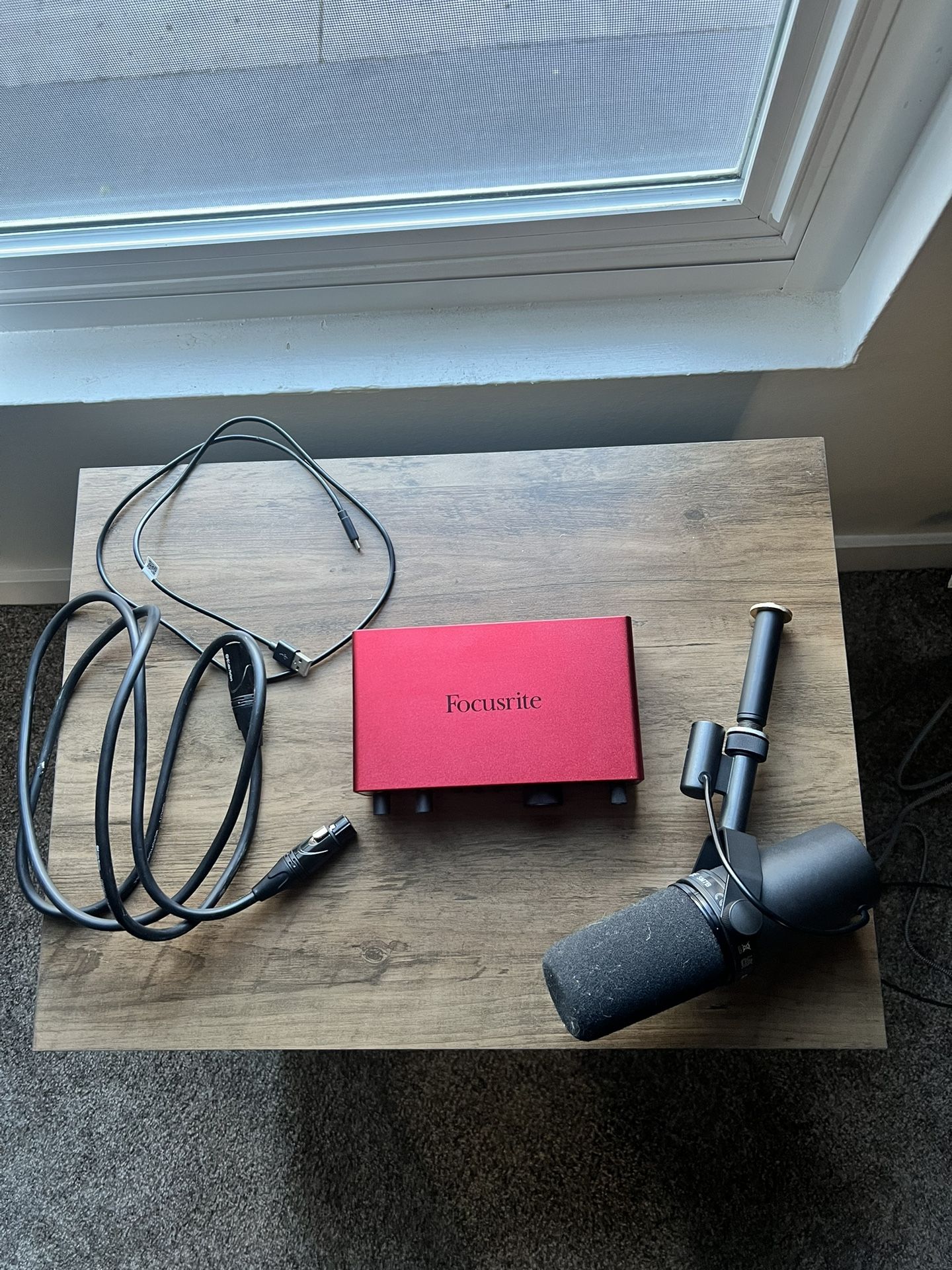 FULL SHURE SM7B PODCAST/YOUTUBE SET UP