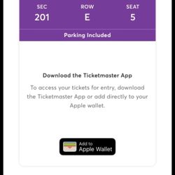 Junior H Ticket 