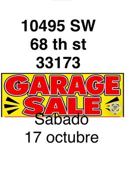 Garage sale
