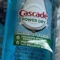 New! 27 Bottles Of  Cascade 3-in-1 Power Dry Rinse Aid 59 ml 2 fl oz
