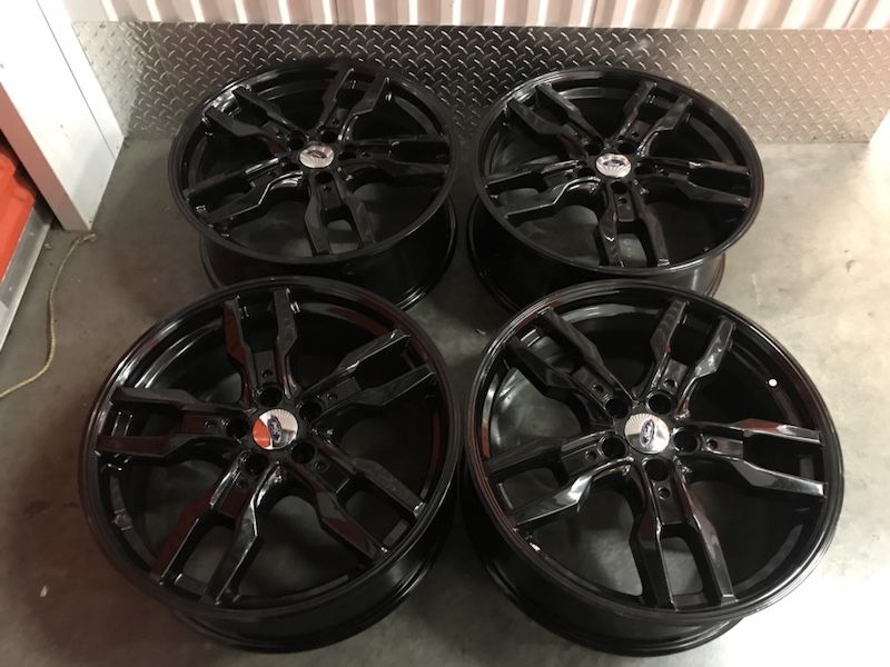 New 20 inch Ford Edge Wheels Rims Stock Oem Original Factory powder coated gloss black 5x114.3 lug 5 Flex Explorer
