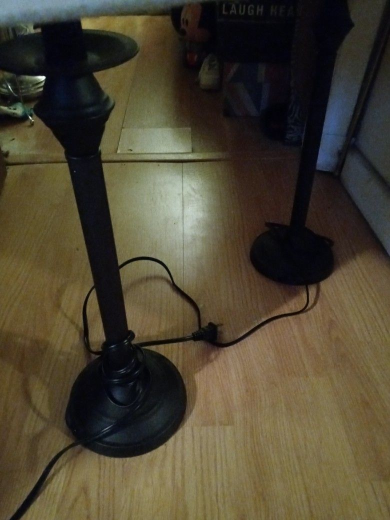 Matching Lamps With Brown Base