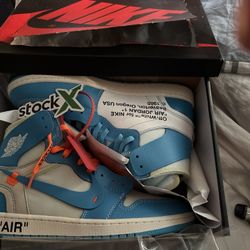 Off White Jordan 1 UNC Blue  2018