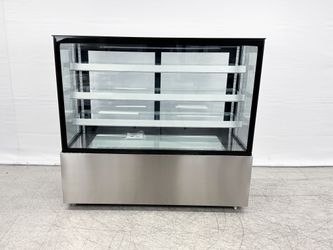 bakery refrigerator case 3 shelf NSF 60 in