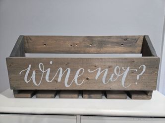Rustic Wooden Wine Rack
