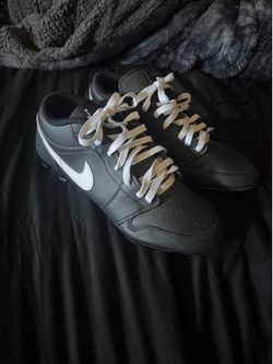 Jordan 1 Low Black Men Cleats Size 11