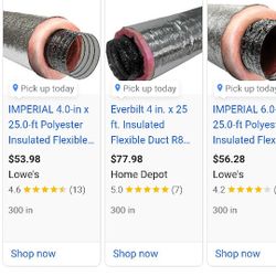 4" Insulated Flex Duct