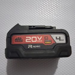 Mac Tools 20V Max Rspec 4Ah Battery Powered By Dewalt