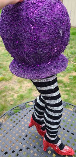 Halloween Witch Legs Decoration
