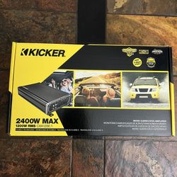 KICKER - CX 1200W Class D Digital Mono Amp