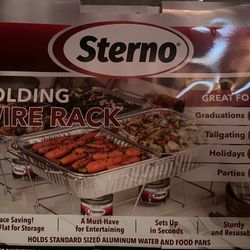 Folding Wire Racks - Great For Keeping Food Warm