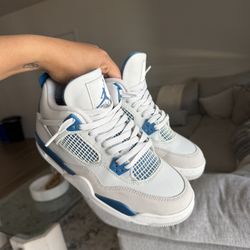 Military Blue Jordan 4s