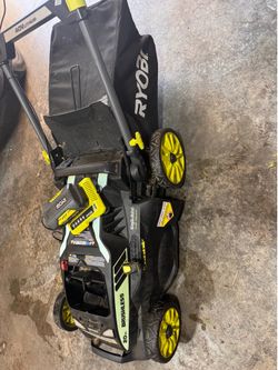 RYOBI 40V 20” Brushless Self-Propelled Lawn Mower + 6Ah Battery, Charger & Charging Stand